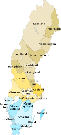 sverigekarta