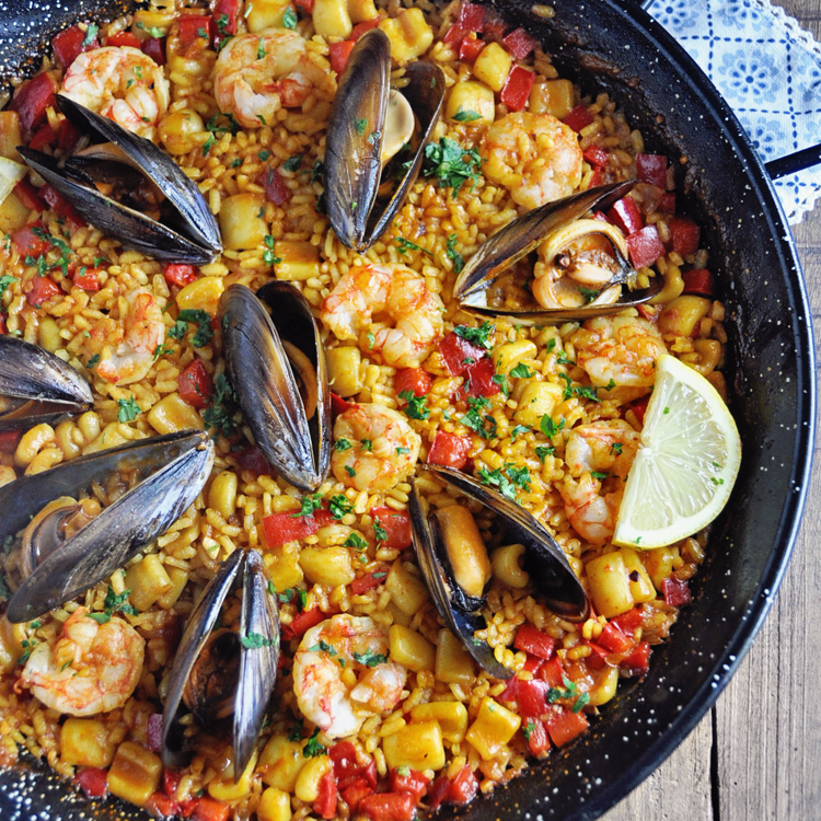 paella seafood