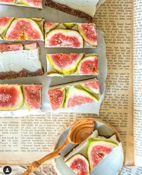 vegansk cheesecake recept med fikon healtyholisticview
